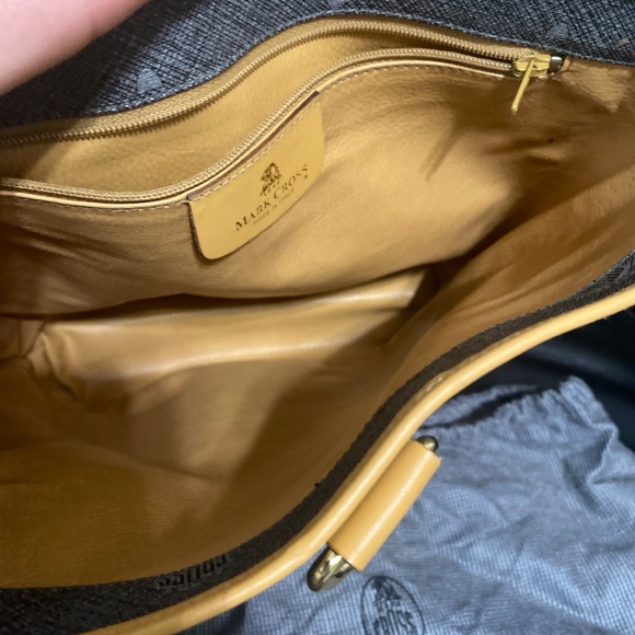 Mark Cross 1845 Italy Vintage sling strap bucket bag leather pre loved purse - Picture 5 of 12